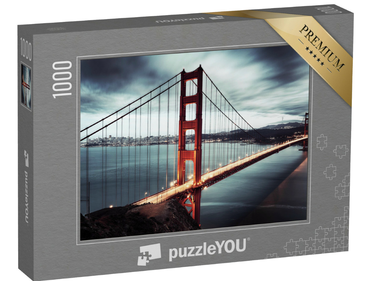 Puzzle 1000 Teile „Golden Gate Bridge, San Francisco, Kalifornien, USA“