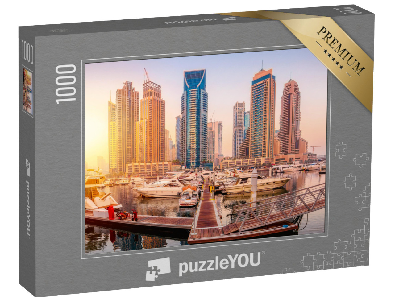 Puzzle 1000 Teile „Dubai Marina in den Vereinigten Arabischen Emiraten“