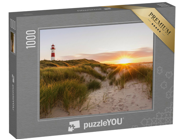 Puzzle 1000 Teile „Leuchtturm auf Sylt, Schleswig-Holstein, Deutschland“