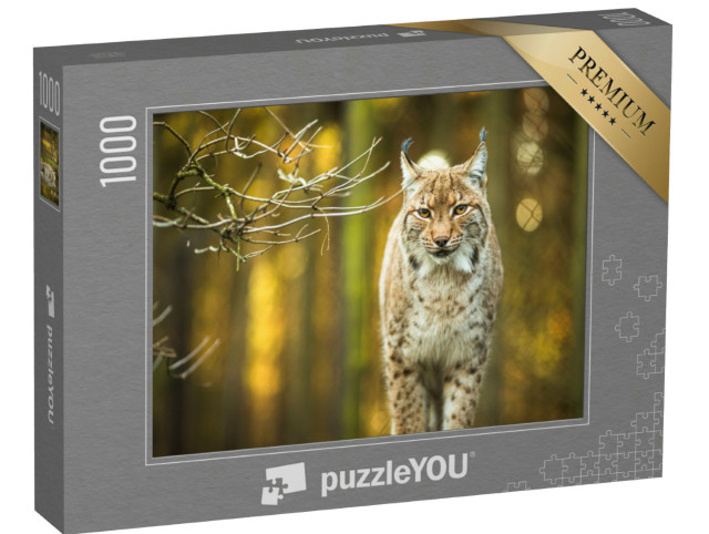 Puzzle 1000 Teile „Der Eurasischer Luchs“