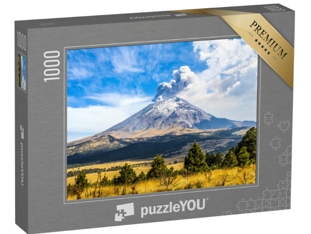 Puzzle 1000 Teile „Aktiver Vulkan: Popocatepetl in Mexiko“