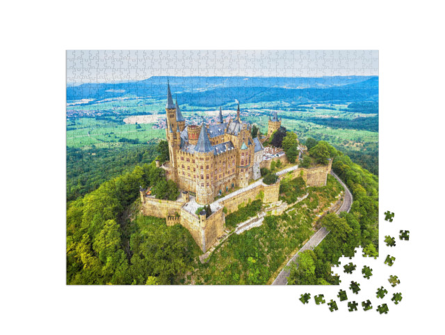 Puzzle 1000 Teile „Burg Hohenzollern auf der Schwäbischen Alb“