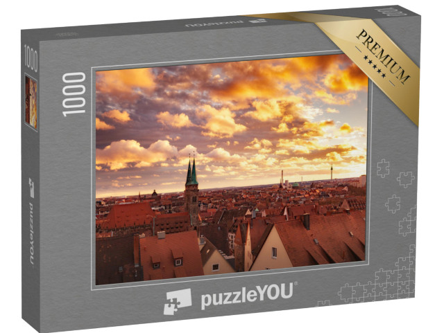 Puzzle 1000 Teile „Historisches Zentrum von Nürnberg, Deutschland“