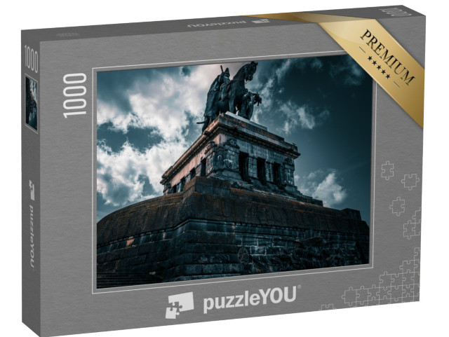 Puzzle 1000 Teile „Kaiser-Wilhelm-Statue in Koblenz, Deutschland“