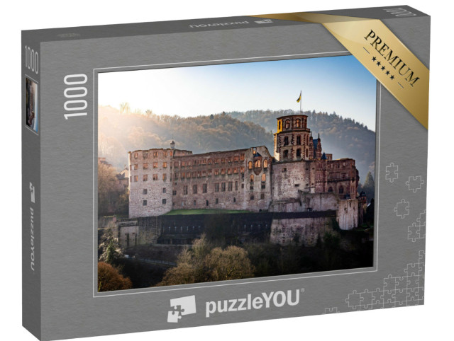 Puzzle 1000 Teile „Heidelberger Schloss am Morgen“