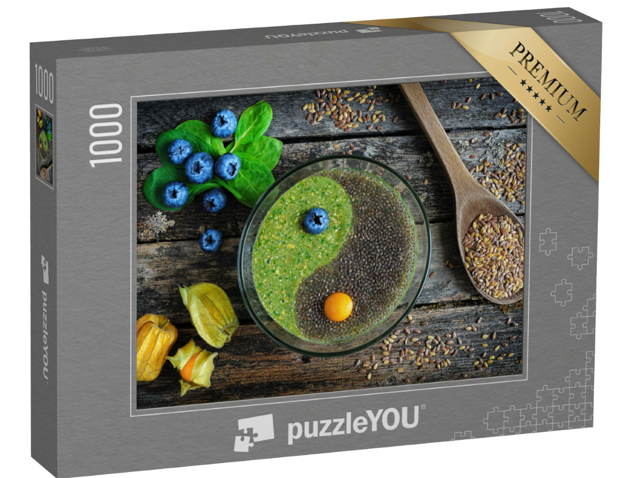 Puzzle 1000 Teile „Leinsamenbrei mit Chia“