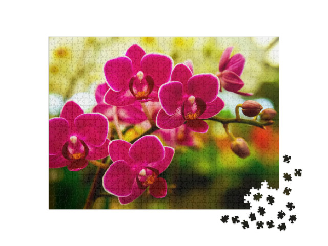 Puzzle 1000 Teile „Rosa Orchideen“