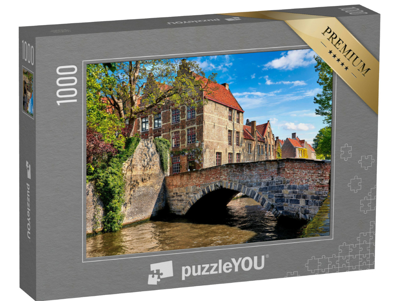 Puzzle 1000 Teile „Malerisches Brügge, Belgien “