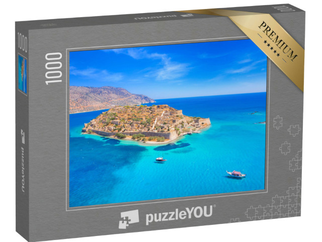 Puzzle 1000 Teile „Insel Spinalonga im Golf von Elounda, Kreta“
