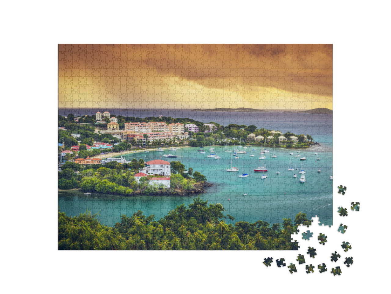 Puzzle 1000 Teile „St. John, US Virgin Islands, Karibik“
