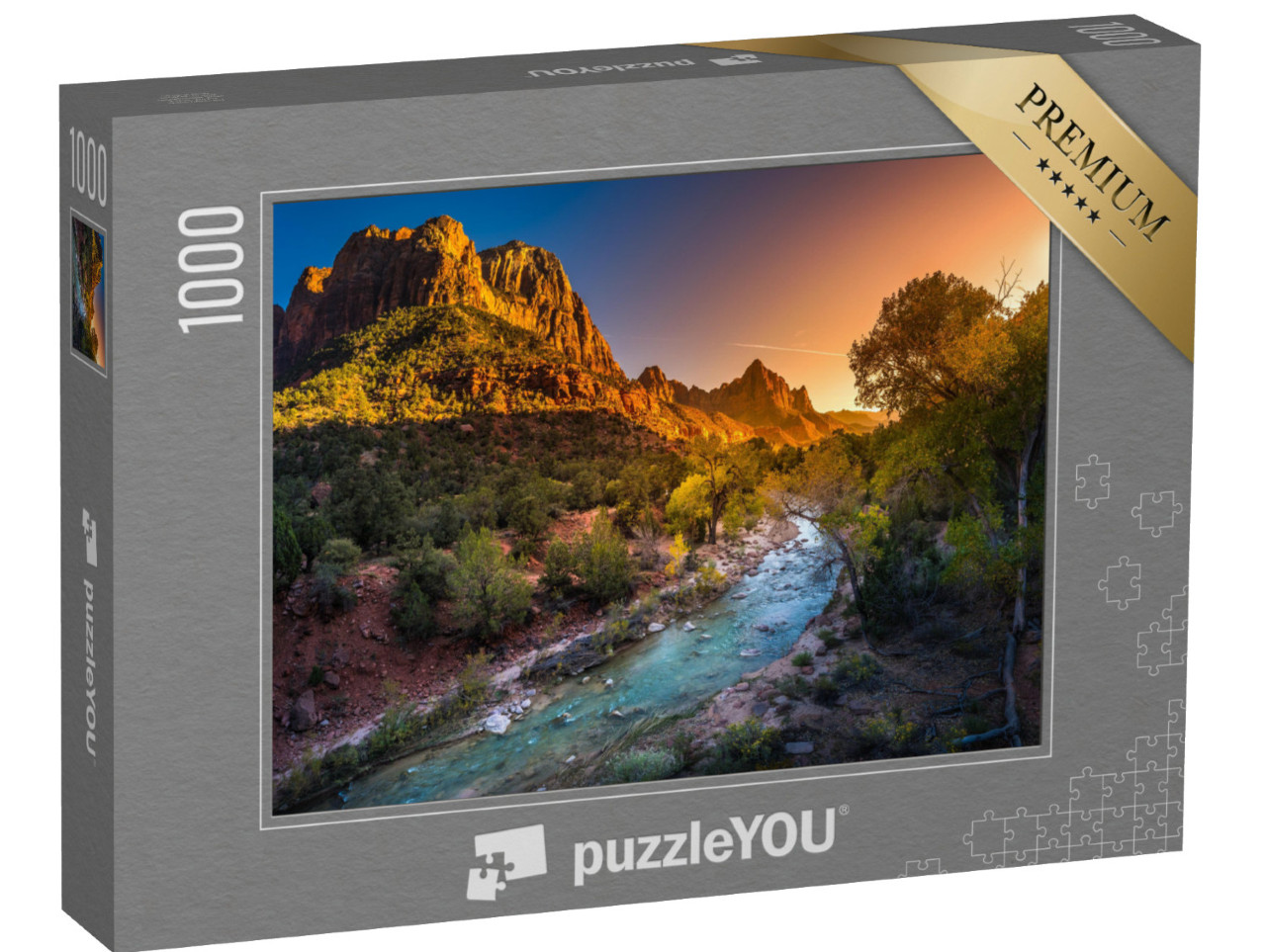 Puzzle 1000 Teile „Herbst im Zion National Park, Utah, USA“