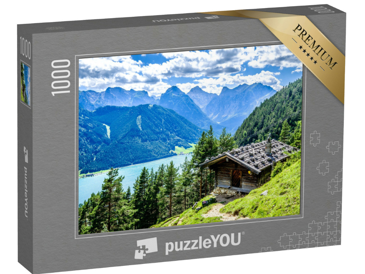 Puzzle 1000 Teile „Der Achensee in Österreich bei Pertisau“