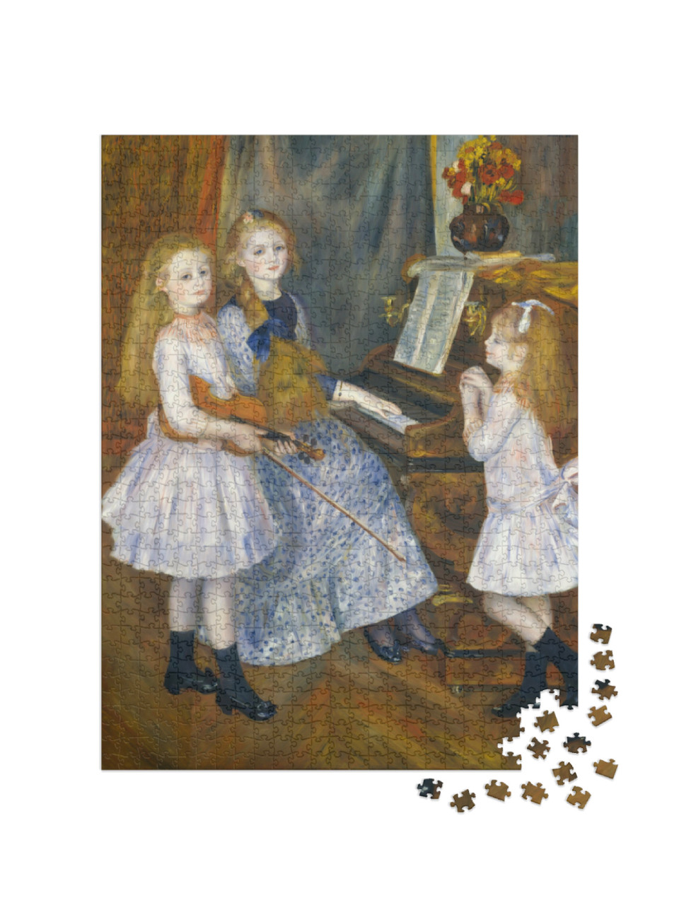 Puzzle 1000 Teile „Auguste Renoir - Die Töchter von Catulle Mendes“