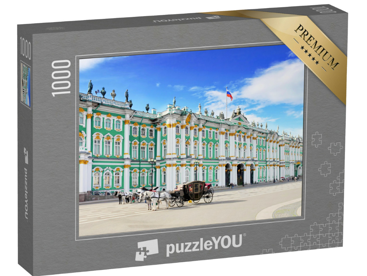 Puzzle 1000 Teile „Winterpalastplatz, Sankt Petersburg“