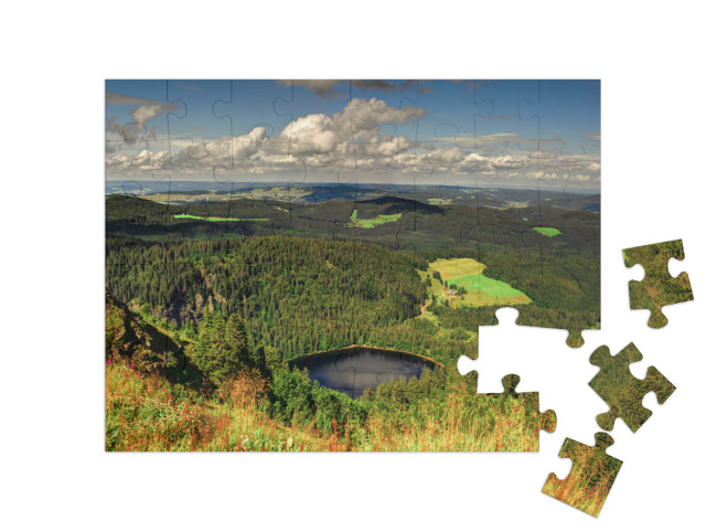 Puzzle 48 Teile „Panoramablick über den Schwarzwald, Deutschland“