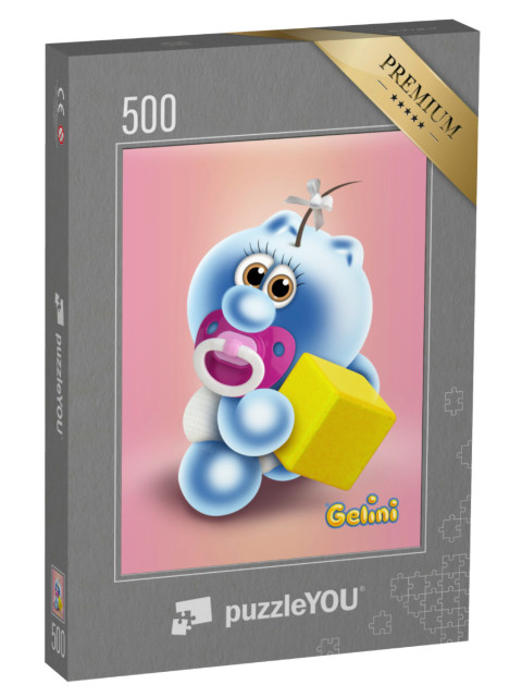 Puzzle 500 Teile „Gelini Babybluu“