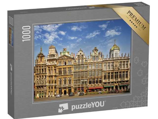 Puzzle 1000 Teile „Der Hauptplatz von Brüssel, Belgien, UNESCO-Welterbestätte“