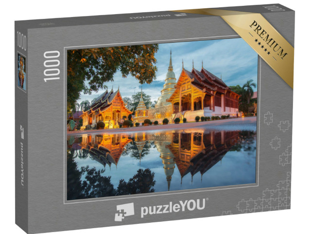 Puzzle 1000 Teile „Wat Phra Singh in Chiang Mai, Thailand“