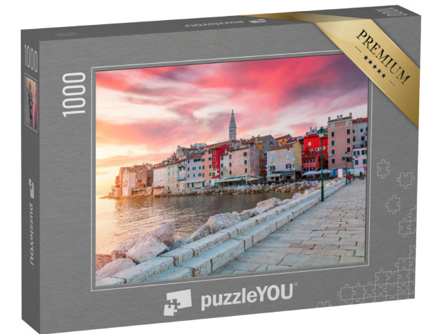 Puzzle 1000 Teile „Istrien: schöner Sonnenuntergang über der Adria“