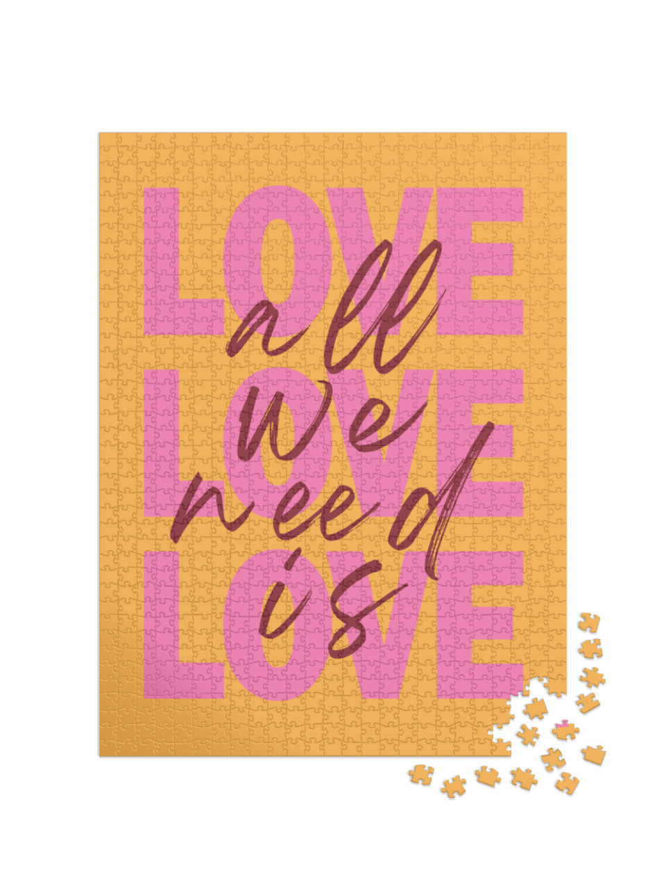 Puzzle 1000 Teile „All we need is love“