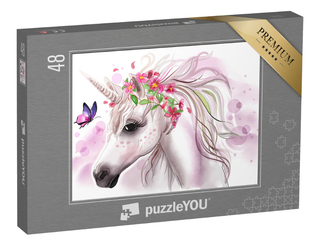 Puzzle 48 Teile „Einhorn “