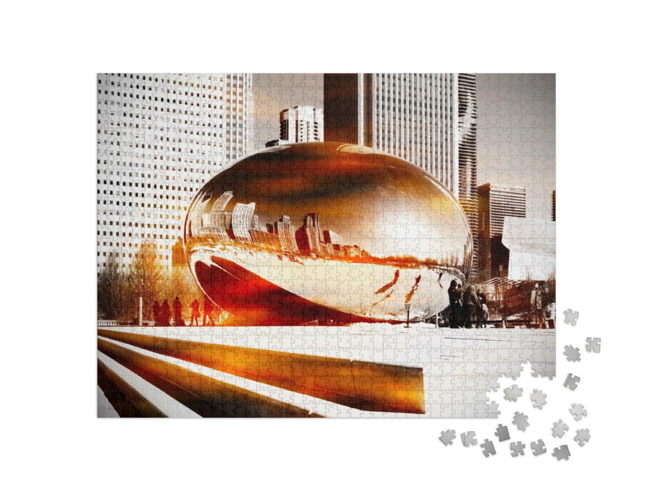 Puzzle 1000 Teile „Städtische Straßenszene“