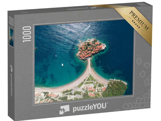 Puzzle 1000 Teile „Insel Sveti Stefan in Budva, Montenegro“