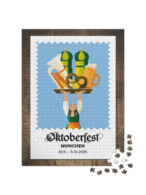 Puzzle 1000 Teile „OKTOBERFEST™ 2025 JAHRESMOTIV“
