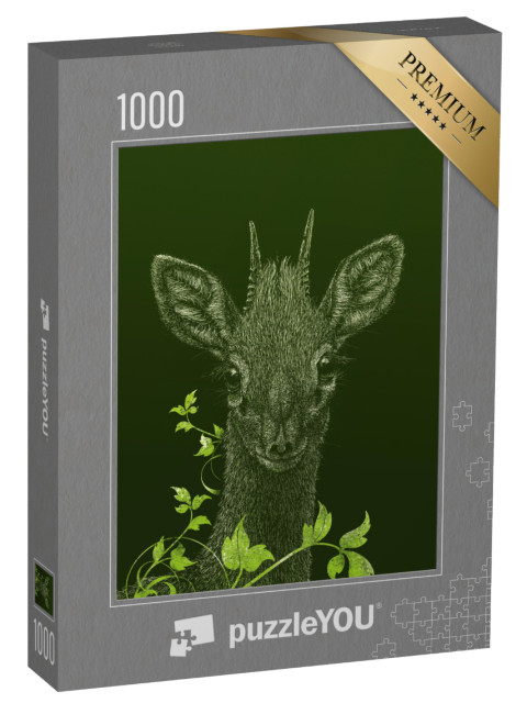 Puzzle 1000 Teile „Zwergantilope“