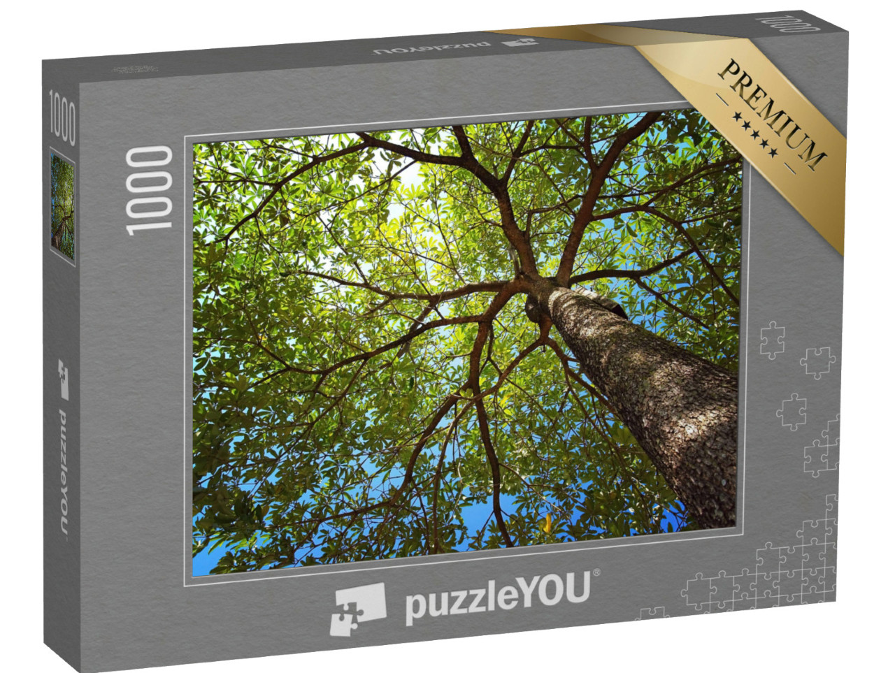 Puzzle 1000 Teile „Eine Baumkrone im Sommer “