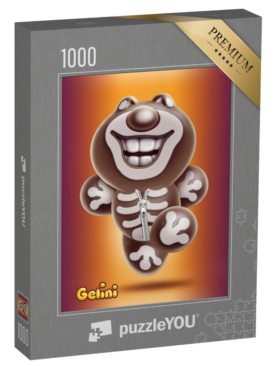 Puzzle 1000 Teile „Gelini Halloween Nero“