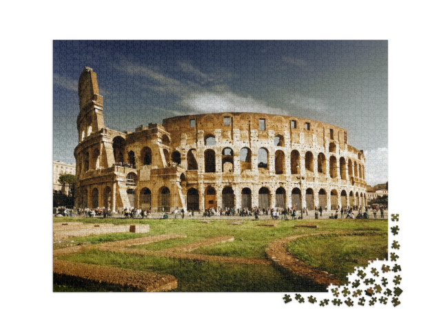 Puzzle 2000 Teile „Kolosseum in Rom“