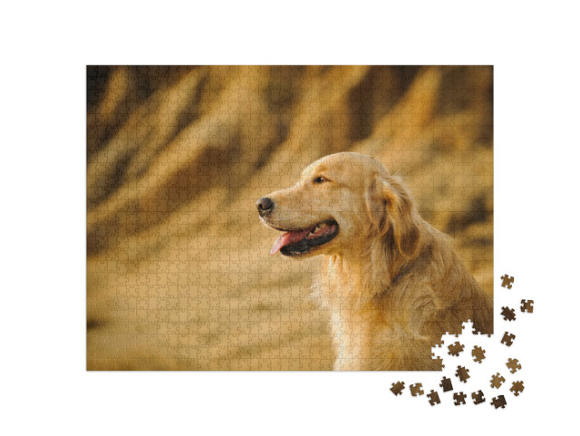 Puzzle 1000 Teile „Golden Retriever“