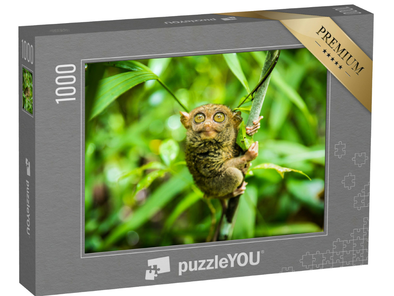 Puzzle 1000 Teile „Philippinen-Tarsier: einer der kleinsten Primaten der Welt“