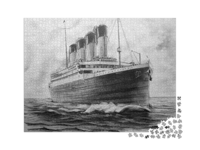 Puzzle 2000 Teile „Bild eines Titanic-Bleistifts“