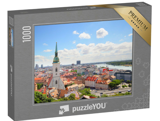 Puzzle 1000 Teile „Blick auf Bratislava, Slowakei“