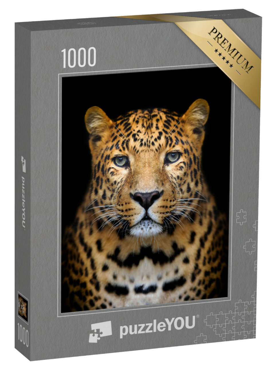 Puzzle 1000 Teile „Nahaufnahme Leopard “