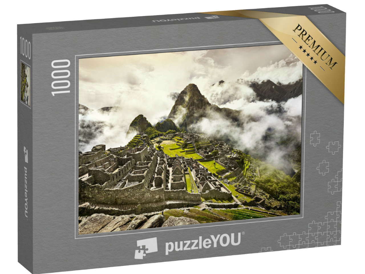 Puzzle 1000 Teile „Ruinen der alten Inka-Stadt Machu Picchu“
