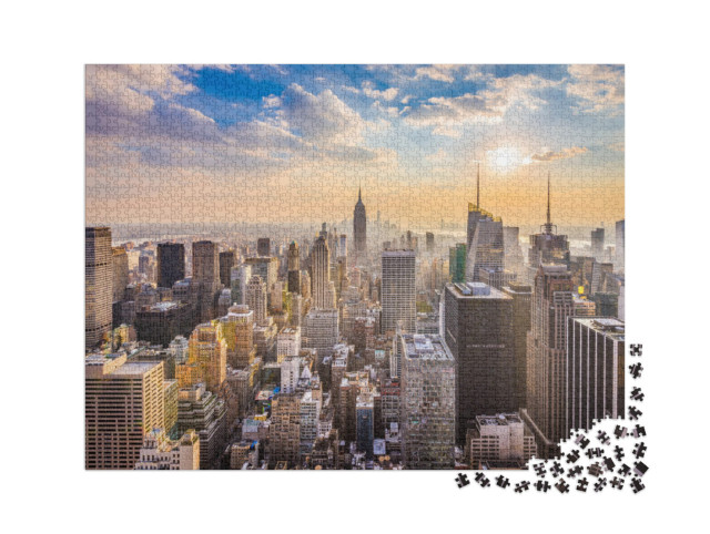 Puzzle 2000 Teile „Skyline von New York“