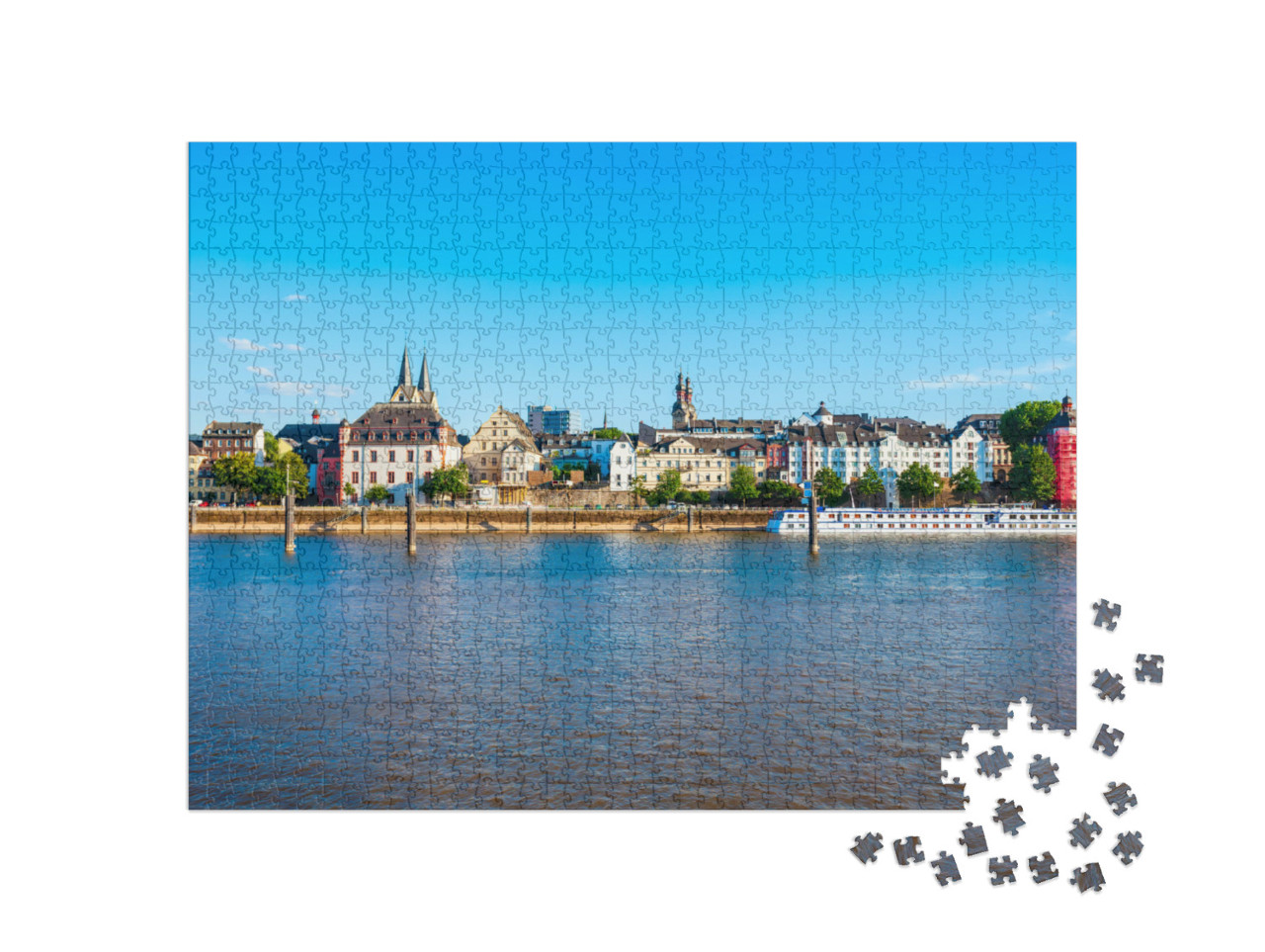 Puzzle 1000 Teile „Koblenz, wunderschöne Stadt an Rhein und Mosel“