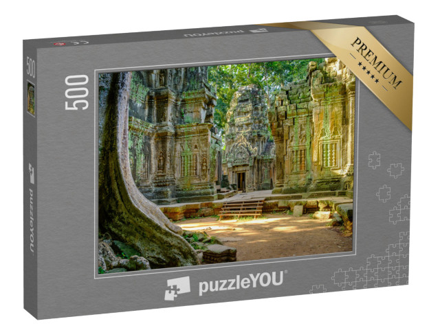Puzzle 500 Teile „Ta Prohm-Tempel, Teil des Angkor Wat, Kambodscha “