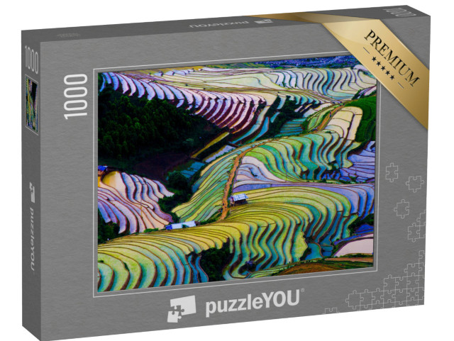 Puzzle 1000 Teile „Reisfeld-Terrassen in Vietnam“