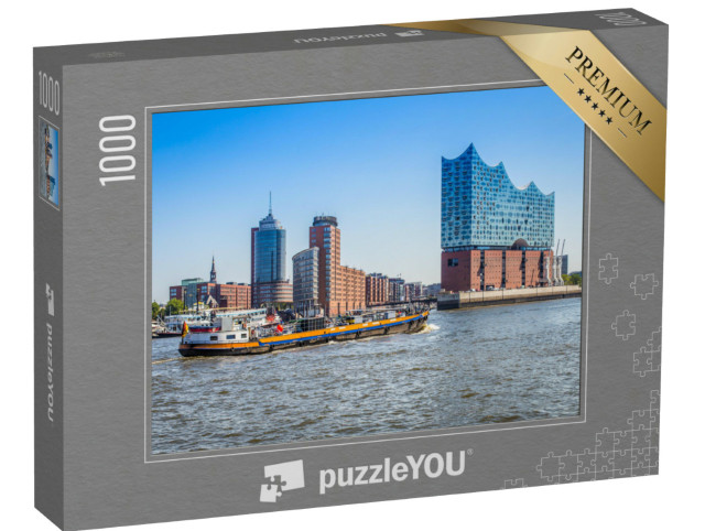 Puzzle 1000 Teile „Elfi, die Elbphilharmonie in Hamburg“