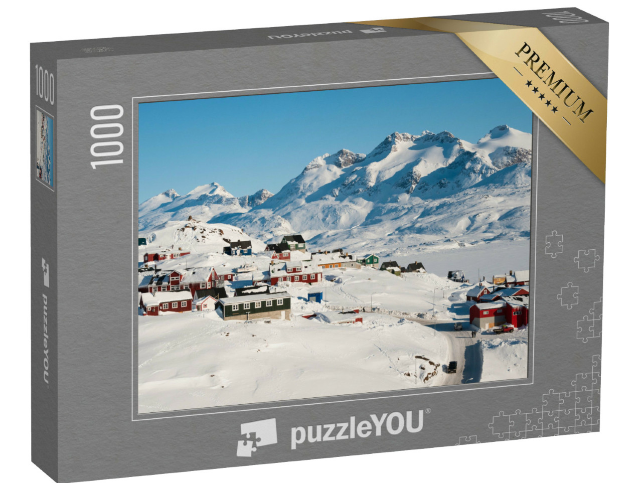 Puzzle 1000 Teile „Tasiilaq in der Winterzeit, Grönland“