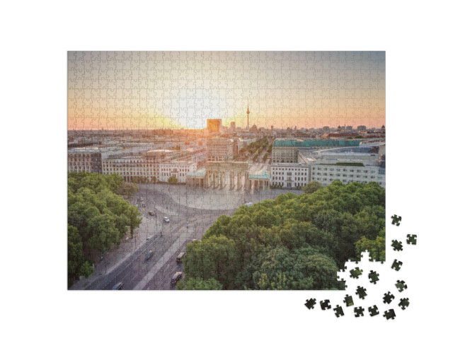 Puzzle 1000 Teile „Das Brandenburger Tor in Berlin“