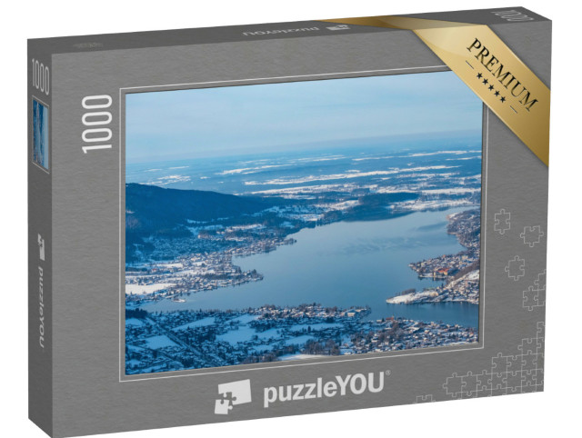 Puzzle 1000 Teile „Blick auf den Tegernsee, Deutschland“