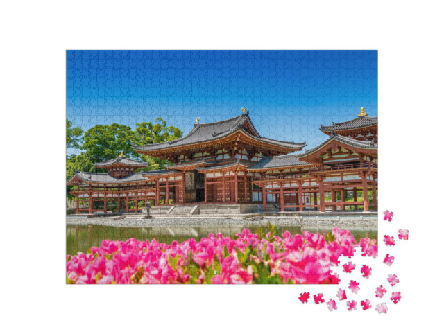 Puzzle 1000 Teile „Byodoin-Tempel, UNESCO-Weltkulturerbe, Kyoto, Japan“
