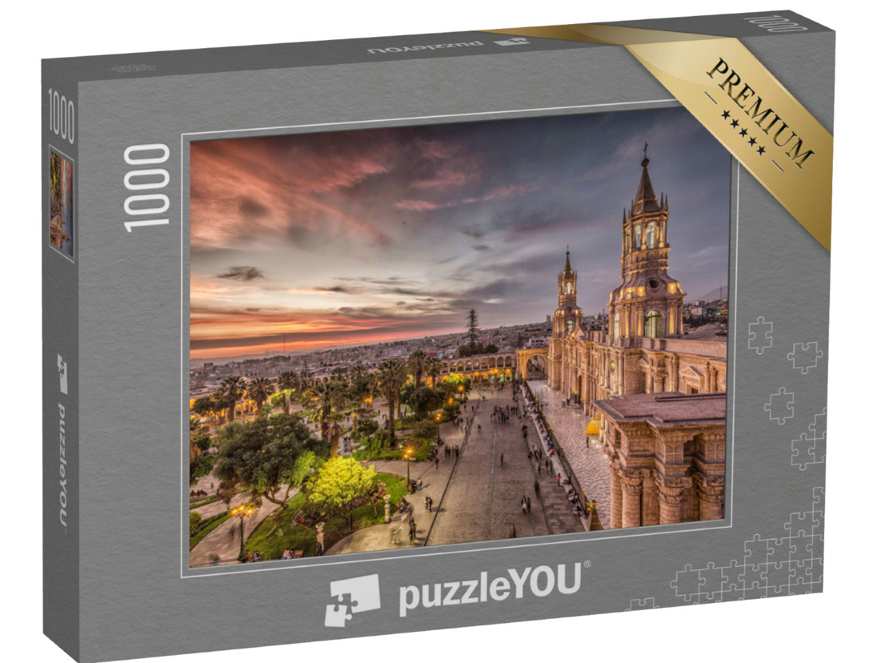 Puzzle 1000 Teile „Arequipa Sonnenuntergang Peru“