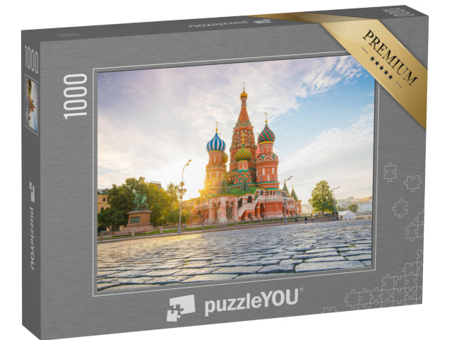 Puzzle 1000 Teile „Basilius-Kathedrale am Roten Platz in Moskau“