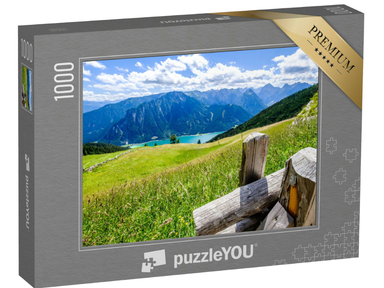 Puzzle 1000 Teile „Idyllischer Sommerblick auf den Achensee in Österreich“